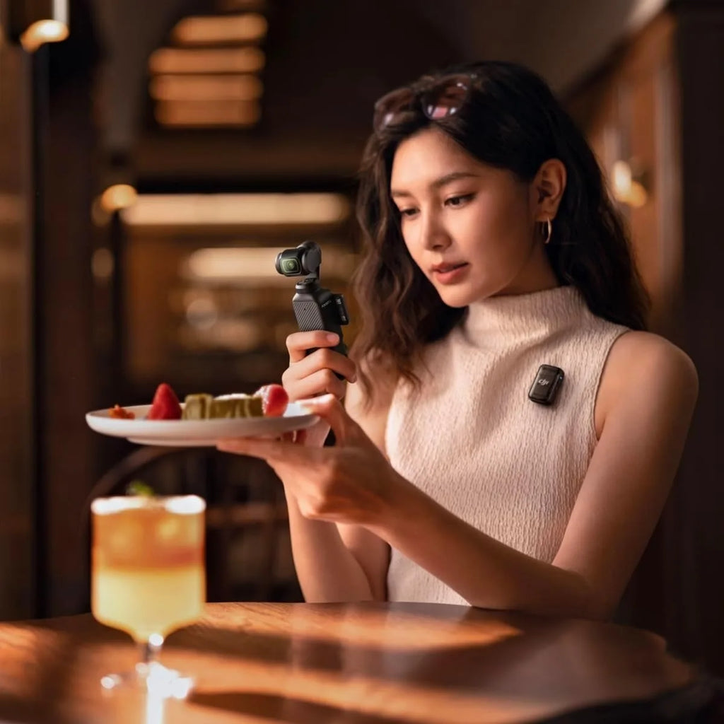 DJI Osmo Pocket 3 Creator Combo 4K 120fps Vlog Camera with 1" CMOS Sensor, 3-Axis Gimbal Stabilizer, Face & Object Tracking