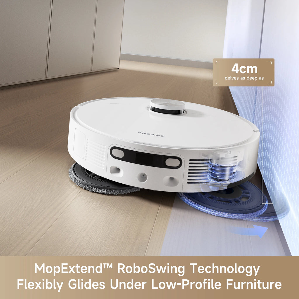 Refurbished 2-in-1 Robot Vacuum and Mop, 10KPa Suction, MopExtend, Self-Emptying Base for 75 Days of Cleaning, Self-cleaning and drying mops, Carpet Boost, L10s Ultra Gen2 Cleaning Bundle
