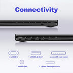ASUS Chromebook CM1402 14" FHD Laptop,MediaTek Kompanio 520,4GB RAM,Up to 320GB Storage(64GB eMMC+256GB Micro SD),Chrome OS