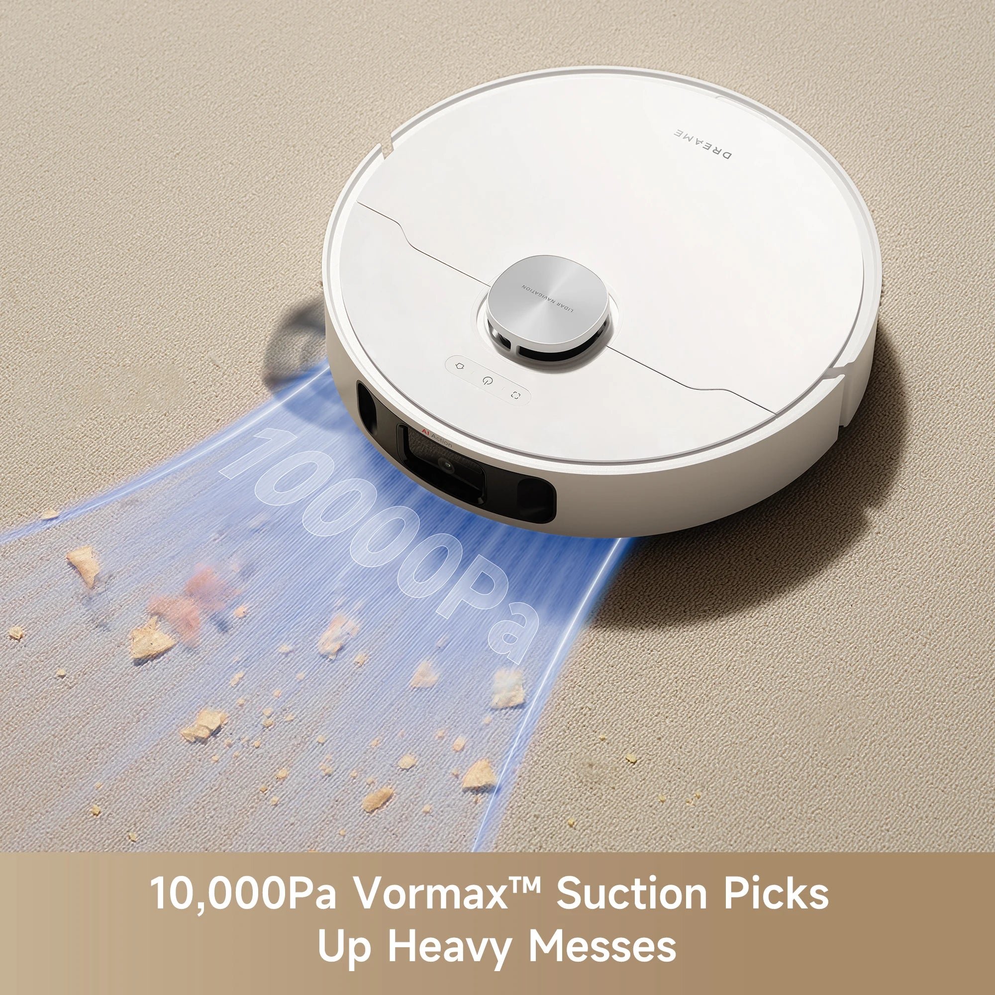 Refurbished 2-in-1 Robot Vacuum and Mop, 10KPa Suction, MopExtend, Self-Emptying Base for 75 Days of Cleaning, Self-cleaning and drying mops, Carpet Boost, L10s Ultra Gen2 Cleaning Bundle