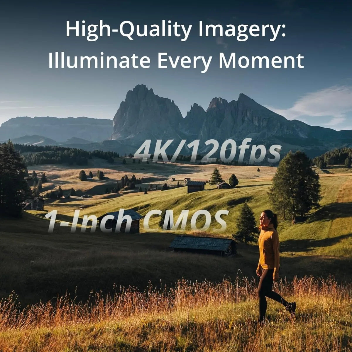 DJI Osmo Pocket 3 Creator Combo 4K 120fps Vlog Camera with 1" CMOS Sensor, 3-Axis Gimbal Stabilizer, Face & Object Tracking