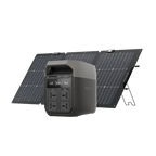 GOOD DEAL EcoFlow DELTA 3+220W Solar Panels Portable Power Station with MPPT Controller External Battery Pure Sine Wave