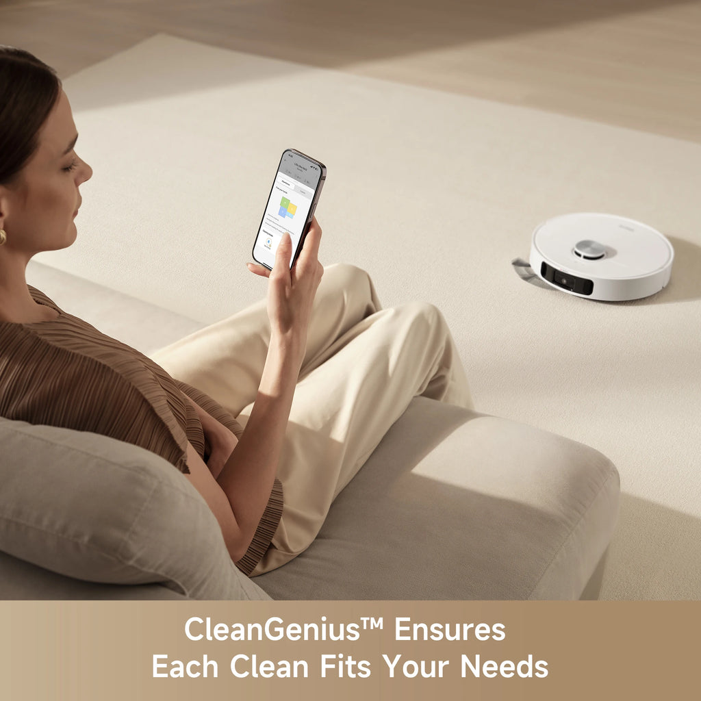 Refurbished 2-in-1 Robot Vacuum and Mop, 10KPa Suction, MopExtend, Self-Emptying Base for 75 Days of Cleaning, Self-cleaning and drying mops, Carpet Boost, L10s Ultra Gen2 Cleaning Bundle