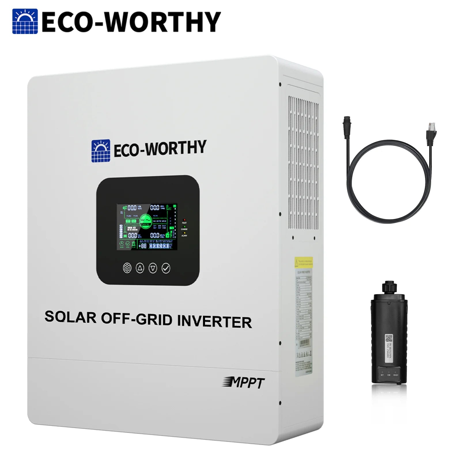 ECO-WORTHY UL1741 5000W 48V Solar Inverter Charger 48V DC to 120V AC,Inversor Solar Built in 100A MPPT Solar Charge Controller