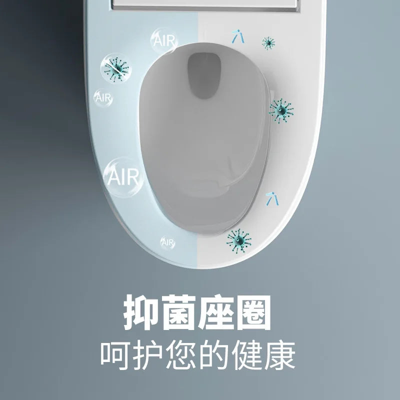 Intelligent toilet integrated instant automatic voice flip toilet