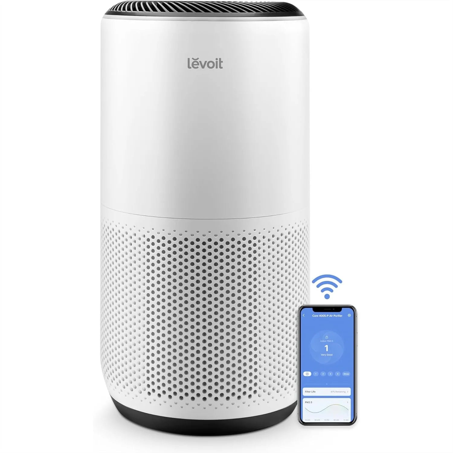 Air Purifier for Home Large Room Up to 1733 ft² with Sleep Mode, Auto Mode, Air Quality Monitor, Smart WiFi, 3-in-1 Filter for