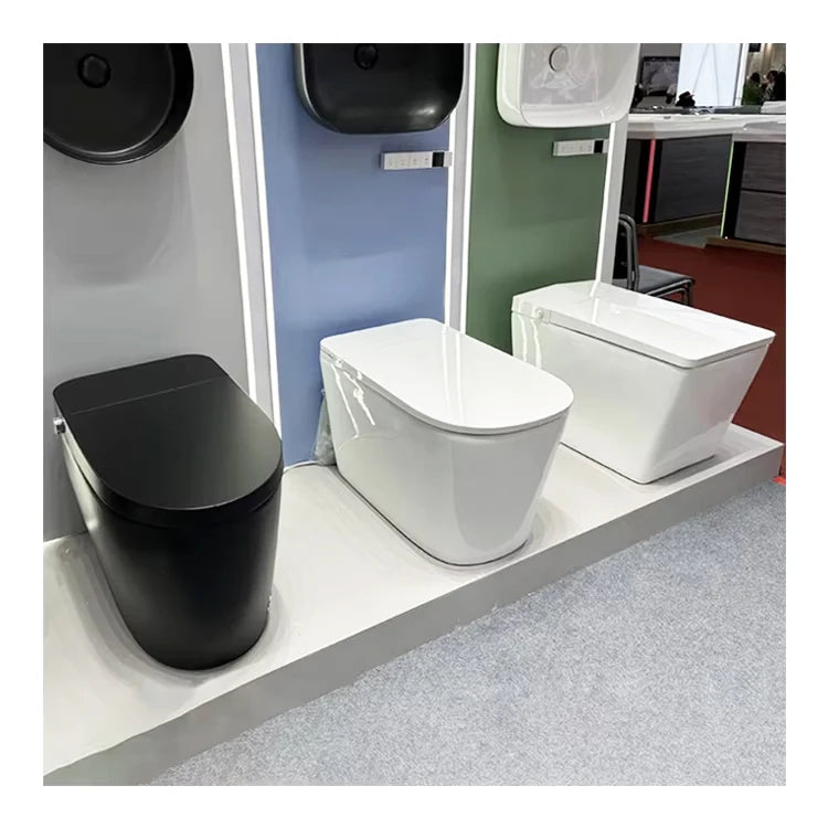 High End Sanitary Ware Customizable Intelligent Toilet Bowl Automatic Wc Toilets Bathroom One Piece Smart Toilet For Hotel