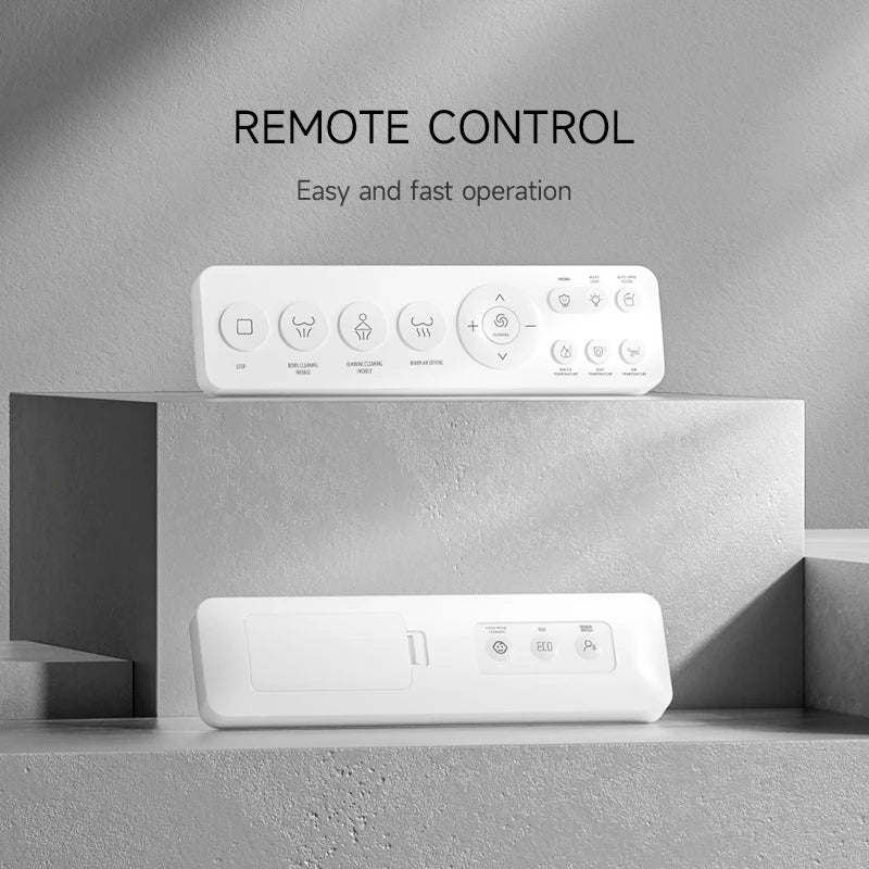 Intelligent Smart Toilet with Remote Control Heated Seat Water Spray Bidet Automatic Deodorization Luxury WC