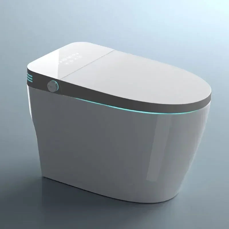 2026 Modern Ceramic Smart Toilet Automatic Motion Sensor Bidet Floor Standing Intelligent Bathroom Sanitary Ware Home Commode.