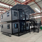 Luxury Mini Container Cottage House Homes - Modern Mobile Prefab Light Steel Tiny House Flat Pack Villa
