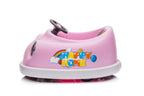6V Kids Ride on Electric Car with Parent Remote Control LED Lights Music Player for Kids Pink