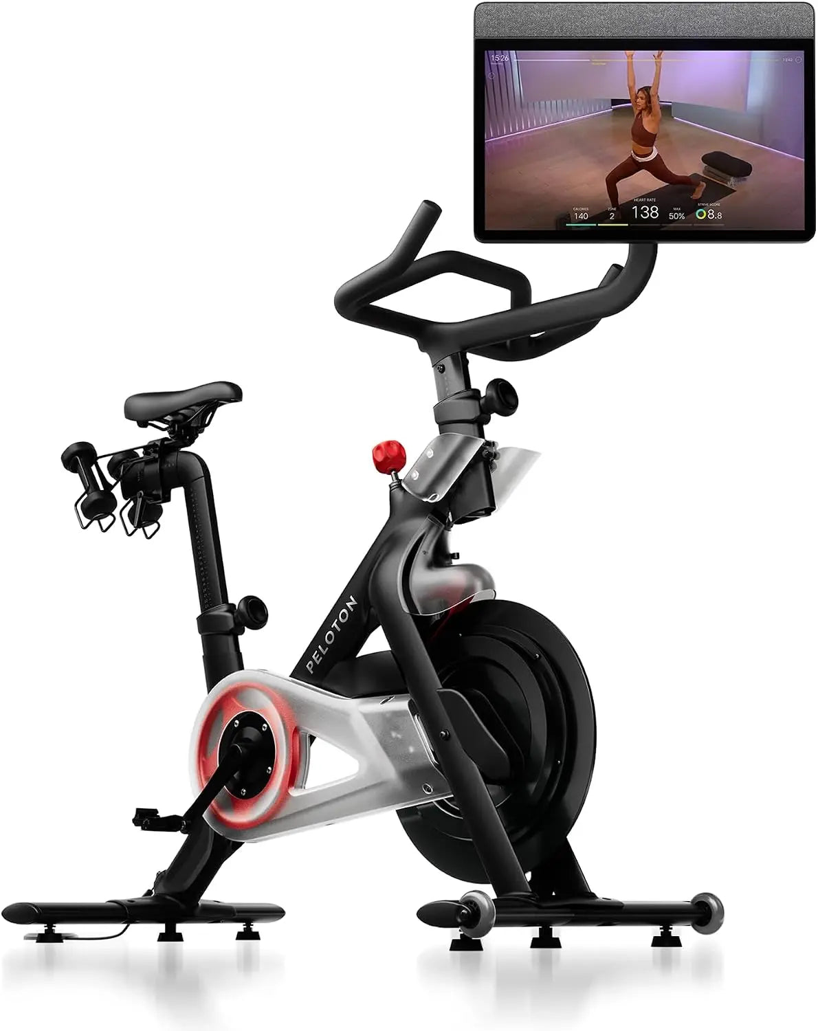 Peloton Exercise Cross Training Bikes, Indoor Stationary Spin Bikes for Home Workouts, Space-Friendly Exercise Equipment for Cardio and strength Workout & Indoor Cycling