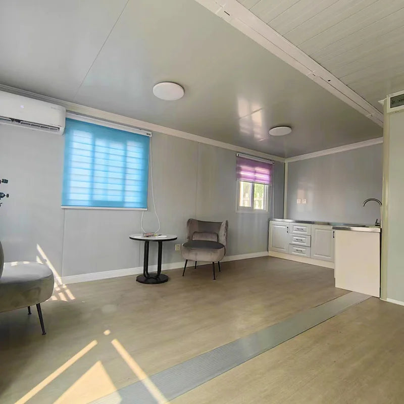 Modular Prefabricated Container House 20ft Steel Expandable Folding 2-3 Bedrooms Customized Living Space