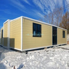 20Ft Container House Steel Mobile Modular Tiny Homes Container Expandable Prefabricated Folding House Container for Portugal