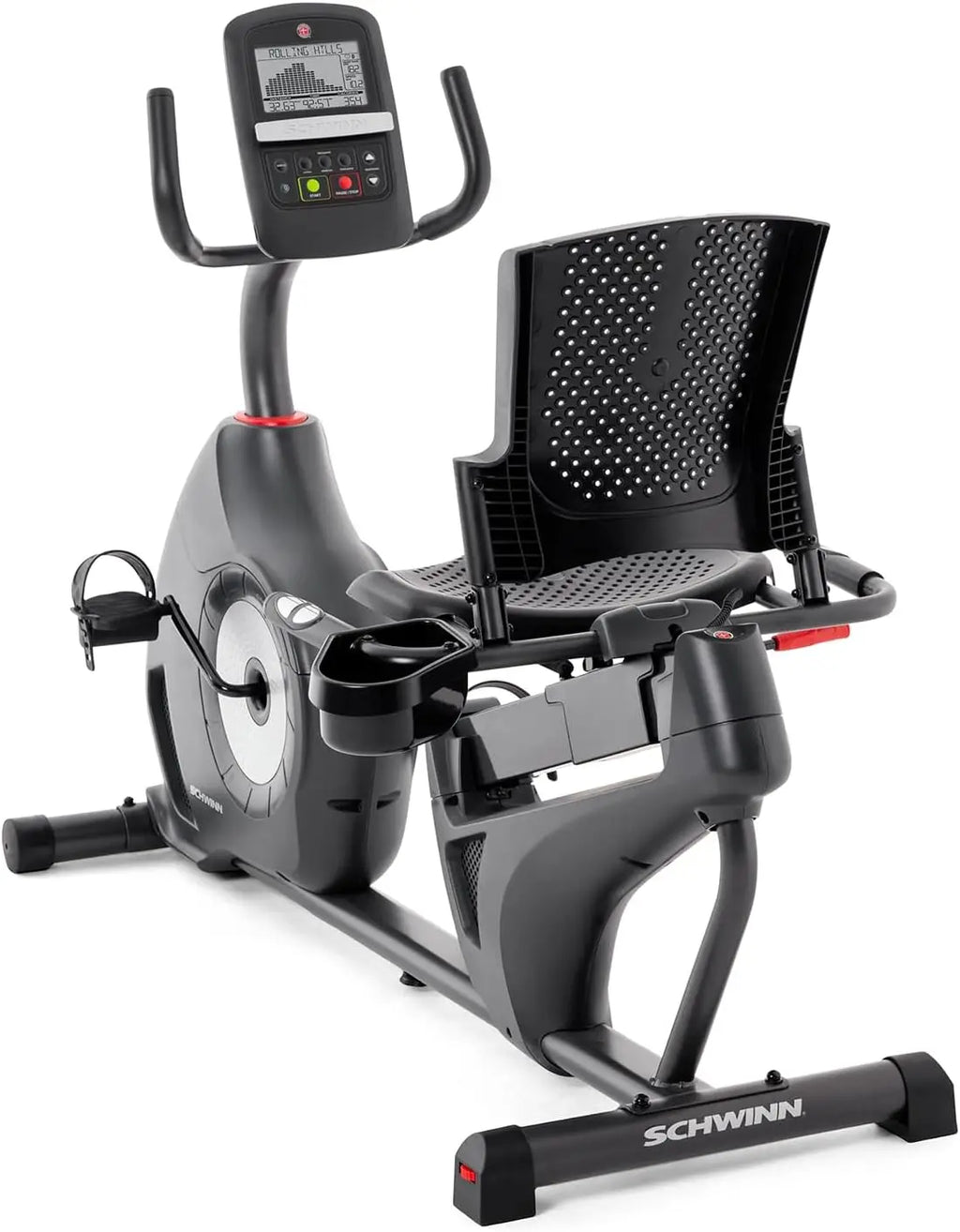 Original Schwinn Fitness Recumbent Bike Series Adjustable Resistance Home Use Quiet Recumbent Exercise Bike Series for Adult Fitness Workout