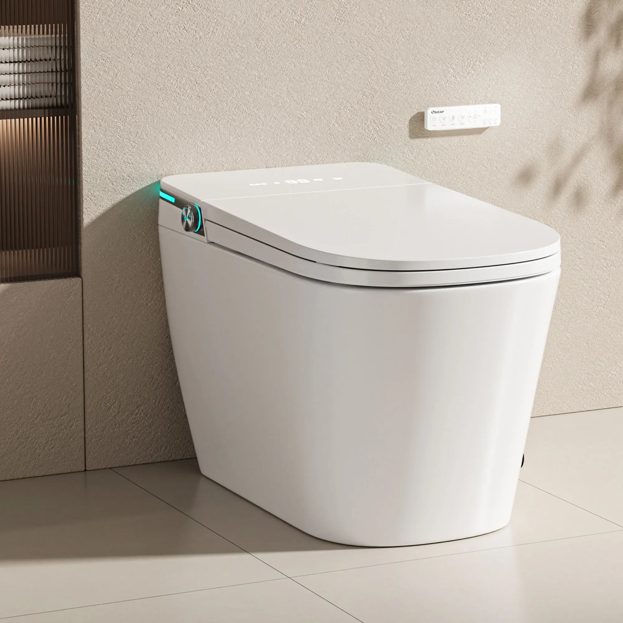 USA Free Shipping Electric Bidet Smart Toilets Bowl Automatic Cover Flushing Commode Heated Seat Modern Electric Smart Toilets