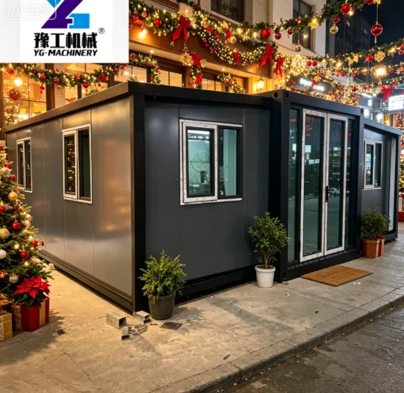 40ft Expandable Prefabricated Modular Foldable Container House Mobile Tiny Home Low Price Casa Maison Fertighauser