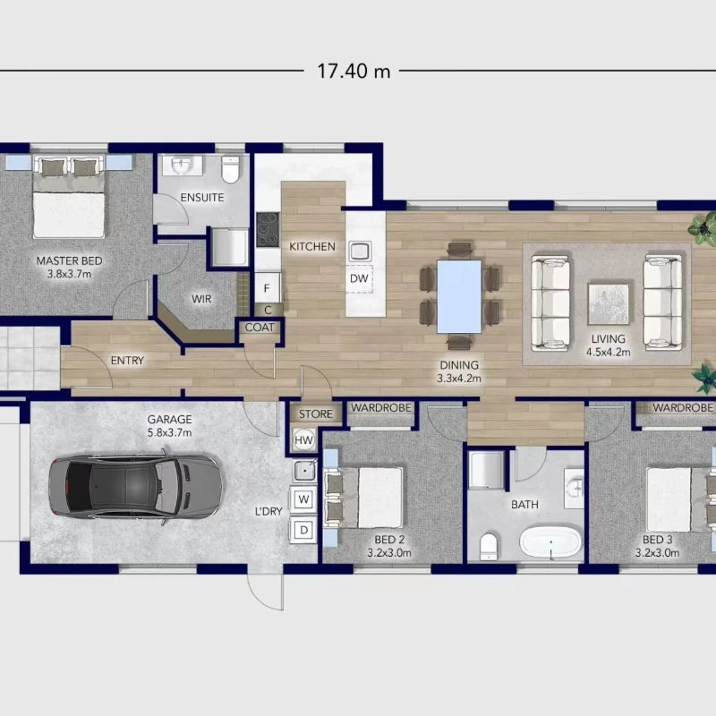 Luxury Mini Container Cottage House Homes - Modern Mobile Prefab Light Steel Tiny House Flat Pack Villa