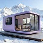 Space Saving 20ft Foldable Container House Modern Design Prefabricated Tiny Home Fireproof Modular Living Pod For Remote Sites