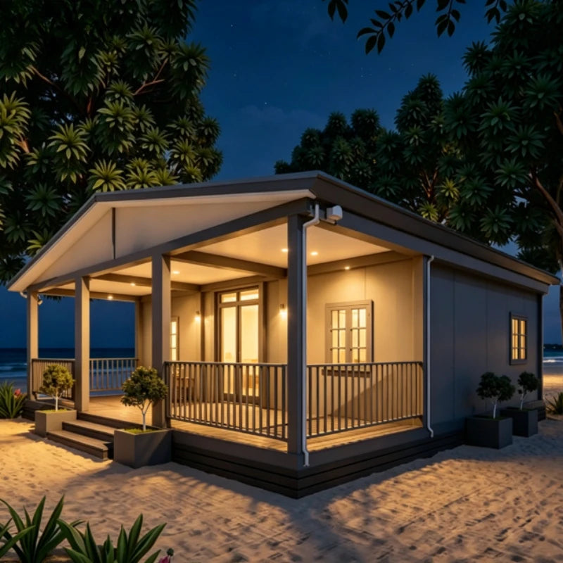 Customized 40ft Expandable Container House Modular Container House with Customized Color Tiny Homes 2 Bed Room Ready to Ship