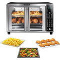 6-Slice Toaster Oven with LED Display, 19 Presets, Stainless Steel