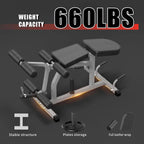 Sturdy Iron 2 - in - 1 Adjustable Leg Machine in Blue for Home Gym: Easy Transition, 660LBS Weight Capacity