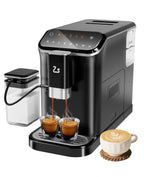 20 Bar Fully Automatic Espresso Machine With Grinder Milk Frother One-Touch 6 Recipes 1.5L Tank Self-Cleaning For Home Office