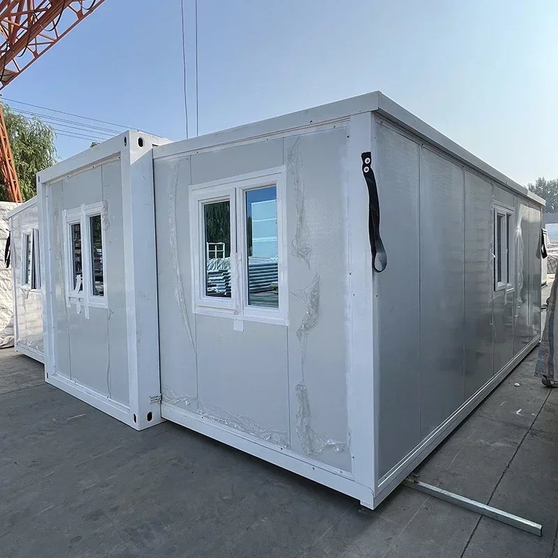 Customized Factory Price 20ft 40ft Prefab Foldable Container House Steel Structure Expandable Tiny Home Modular Flat Pack Mobile