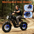Bodywel M16 Off Road E Bike Adult Electric Bicycle 1500w 48V 15.6ah Mountain Electric Bike 16 Inch Fat Tire Outdoor Entertainmen
