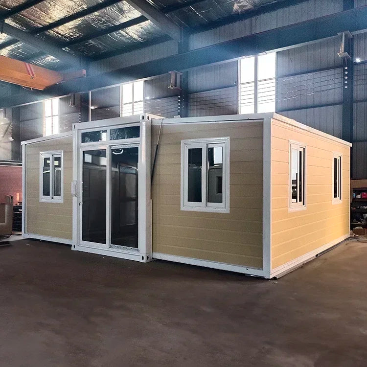 Customized Best Steel 20Ft 40Ft 3 Bedrooms Luxury Collapsible Expanding Container Home Prefab Tiny House Solar-Ready Off-Grid Pa
