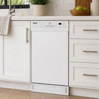SD-9254W Energy Star 18″ Built-In Dishwasher w/Heated Drying – White