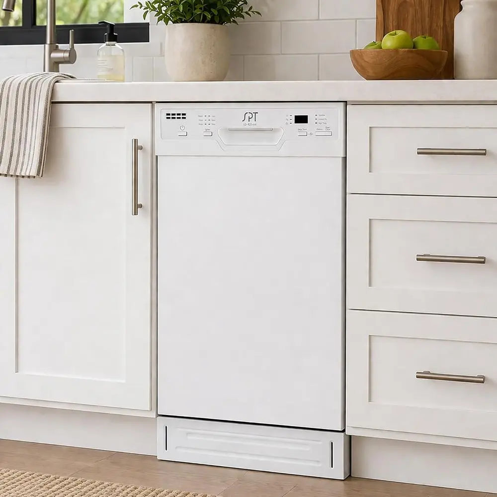 SD-9254W Energy Star 18″ Built-In Dishwasher w/Heated Drying – White
