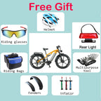 US STOCK RANDRIDE YX80 2000W Dual Motor All-Terrain E-Bike 48V 20Ah Long Range Full Suspension 7-Speed Off-Road Electric Bike