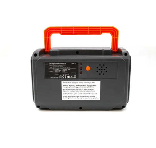 1 PC 300W Portable Power Station, Solar Generator 270Wh(Peak 600W), Power Station With 110V Pure Sine Wave AC Outlet, Digital Display, Bi-directional PD45W, Backup Battery For Home Emergency, Outdoor Camping, Road Trips