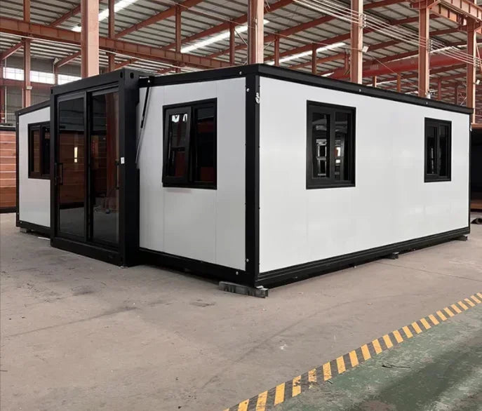 Customized Factory Price 20ft 40ft Prefab Foldable Container House Steel Structure Expandable Tiny Home Modular Flat Pack Mobile