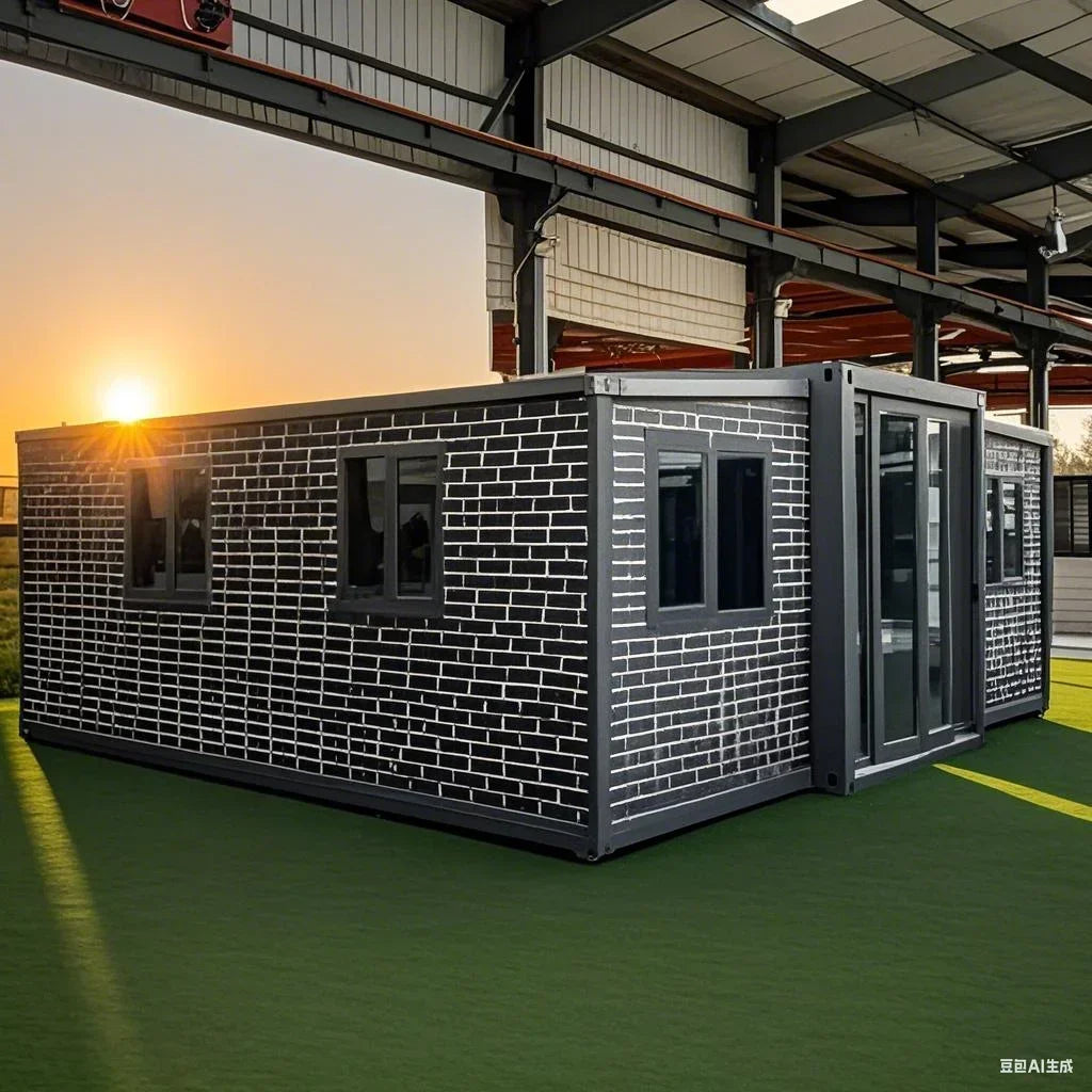 Customized Factory Price 20ft 40ft Prefab Foldable Container House Steel Structure Expandable Tiny Home Modular Flat Pack Mobile