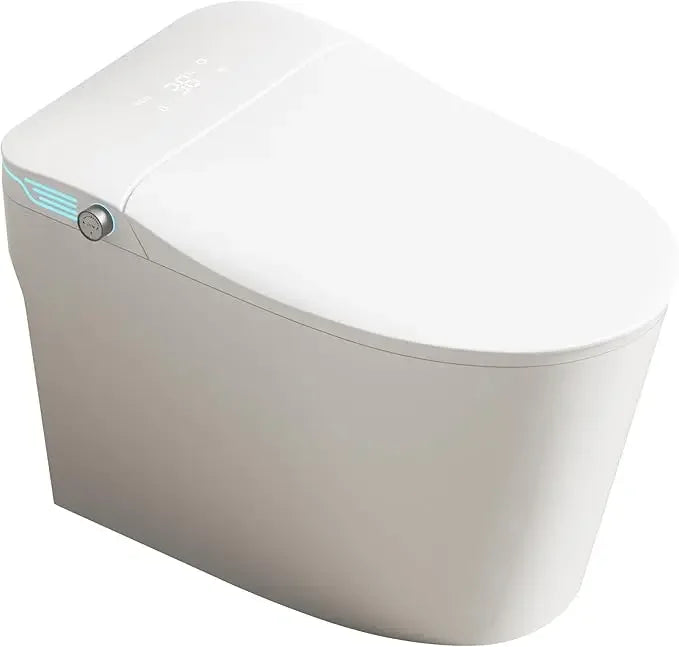 Elongated Smart Toilet with Bidet Built in, Foam Dispenser, Instant Warm Water, One-Piece Toilet with Dual Auto Flush in 1.28GPF