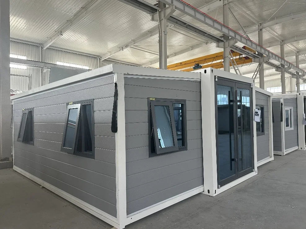 Mobile House Prefab Expandable Container House Mansion Foldable Steel Structure 40ft Waterproof Panoramic Tiny Home Hot