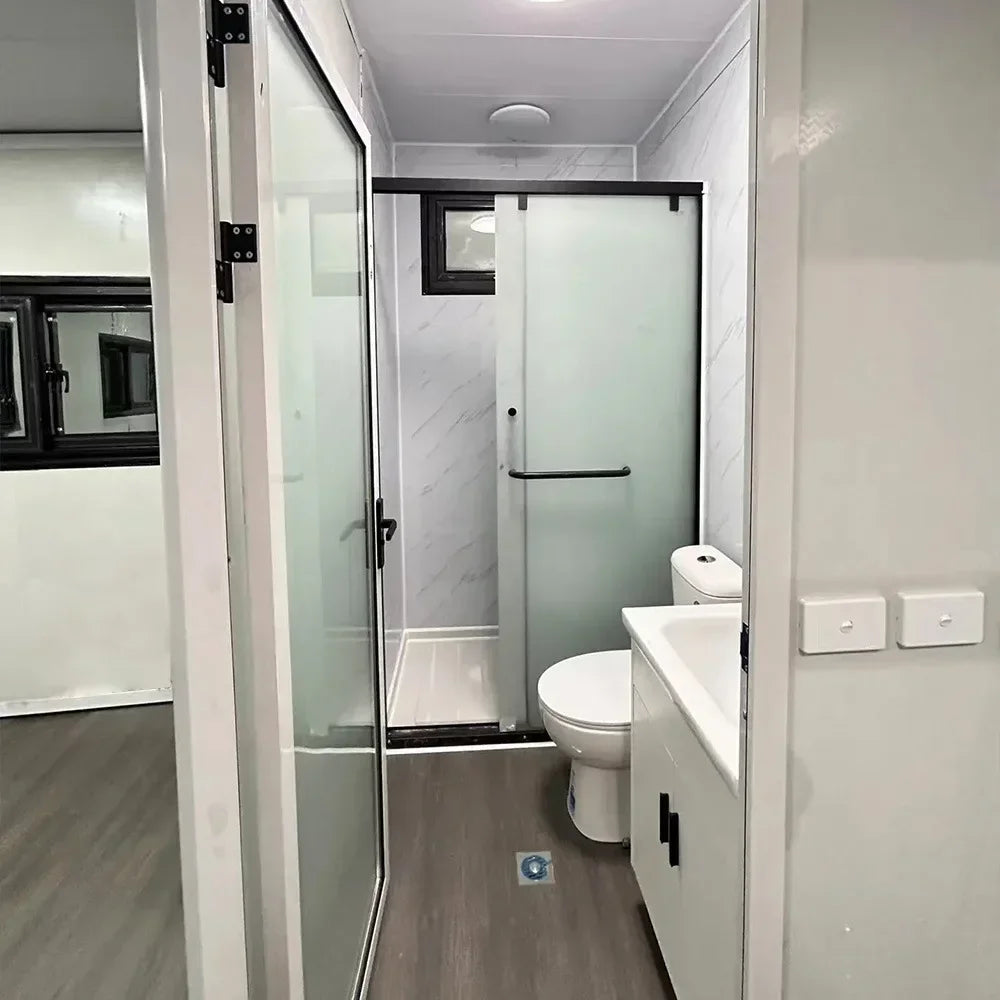 Customized Fast Install Modular Houses Tiny Home Container Houses Steel Structure Prefabricated Luxury Villa Two Storey Prefab H