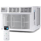 10,000 BTU Window Air Conditioner, Air Conditioners Window-Mounted Room Fast Cooling for 450 Sq.Ft. Indoor Window AC Unit for Summer, Auto-Restart, 3 Cooling & Fan Speeds, Remote/App Control