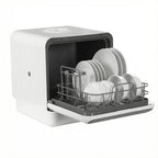 Countertop Dishwasher with 6L Built-in Water Tank Mini Dishwasher No Hookup Needed High-Temp& Air-Dry Function for Apartments