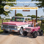 Licensed Chevrolet Cheyenne 24V Ride on Car 4X200W Motor Remote Control Decoration Streamer 24 Volt Ride on Toys for Kids