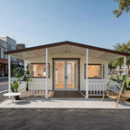 Luxury Mini Container Cottage House Homes - Modern Mobile Prefab Light Steel Tiny House Flat Pack Villa