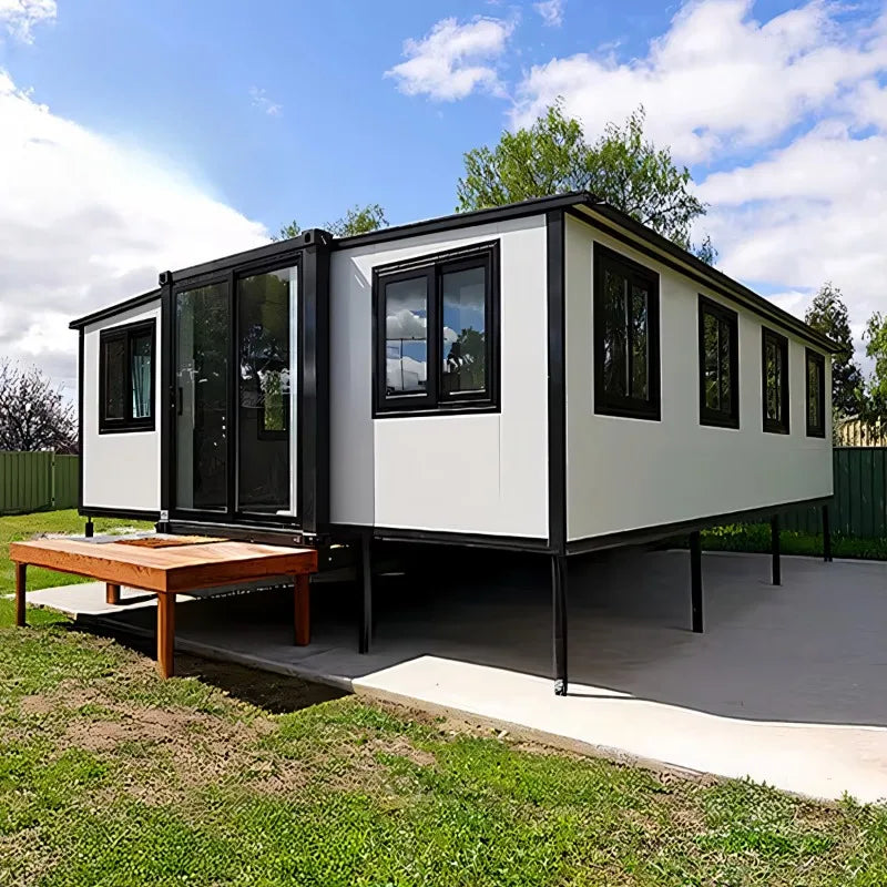 Folding Container House Prefab Expandable 36㎡ Container House Modern 2 Bedroom Hotel Office Foldable Portable Mobile Tiny Homes