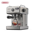 HiBREW 20Bar Semi Automatic Espresso Coffee Machine Temperature Adjustable 58mm Portafilter Cold/Hot Coffee Maker Metal CaseH10A