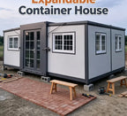 Portable Mobile House Prefabricated Tiny Homes 40Ft Expandable Container with Bathroom Folding Home Hot Sale