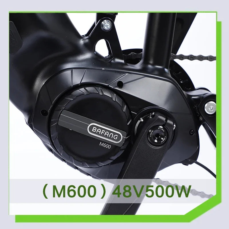 US Warehouse AKEZ 27.5" Electric Bike 48V 500W Bafang Motor, 13Ah Lithium Battery Powerful Adult E-Bike
