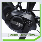 US Warehouse AKEZ 27.5" Electric Bike 48V 500W Bafang Motor, 13Ah Lithium Battery Powerful Adult E-Bike