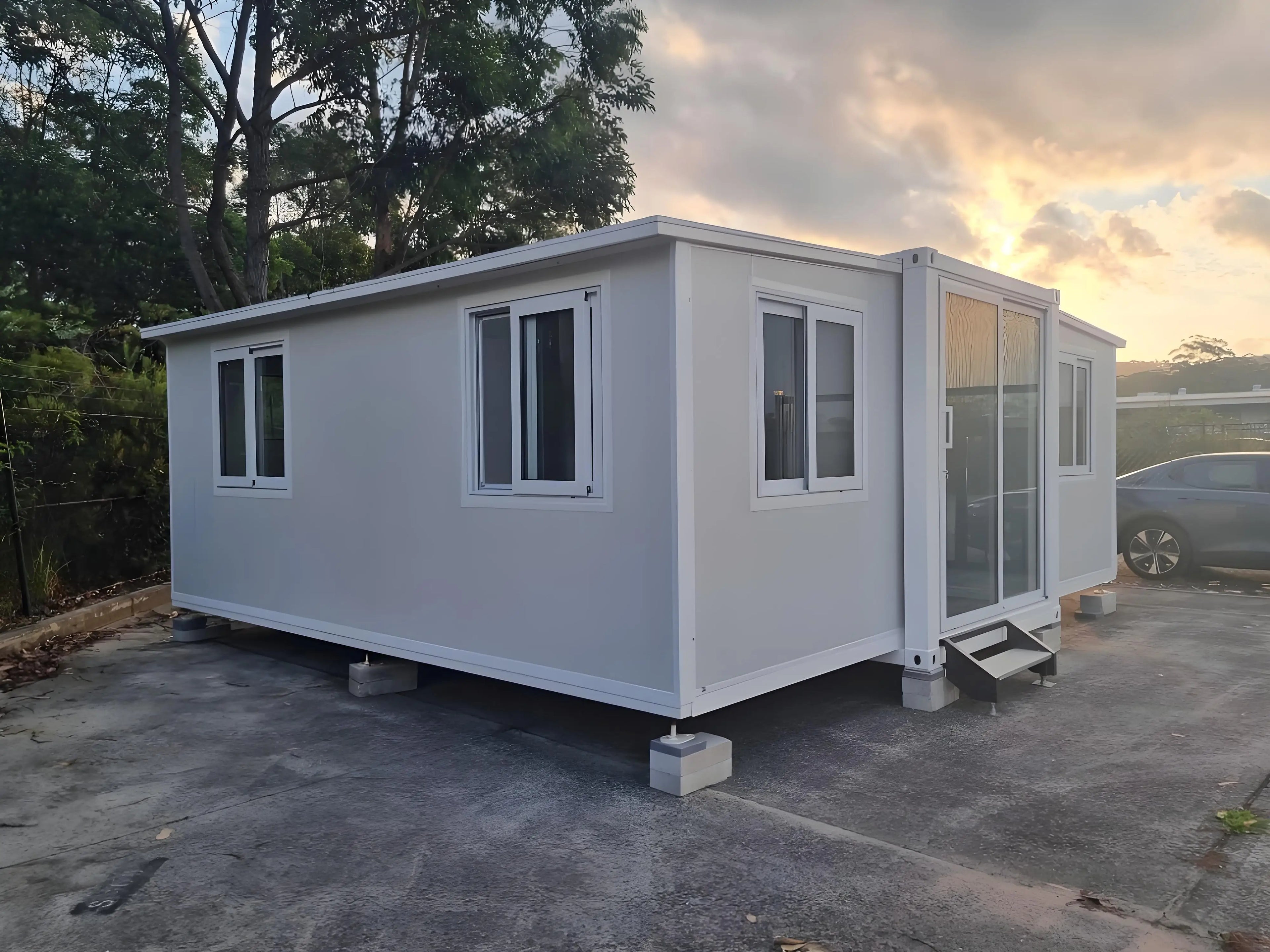 Expandable Shipping Container House 3 Bedrooms Foldable Portable Container House Expandable Tiny Home for Sale