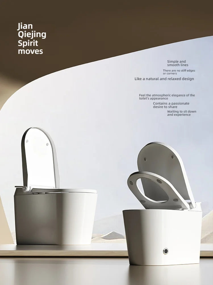 New Design IPX4 ABS Ceramic Self Cleaning Smart Toilet Commode Automatic Heated Seat Toilet for Rv